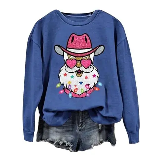 Produktbild: Weihnachts Hoodie Damen,Weihnachtspullover,Aesthetic Schlafanzug,deckenpulli Damen,Weihnachtspullover große größen,Paar Hoodie,weihnachtspulli Frauen,Christmas Sweatshirt,Hoodie Weihnachten