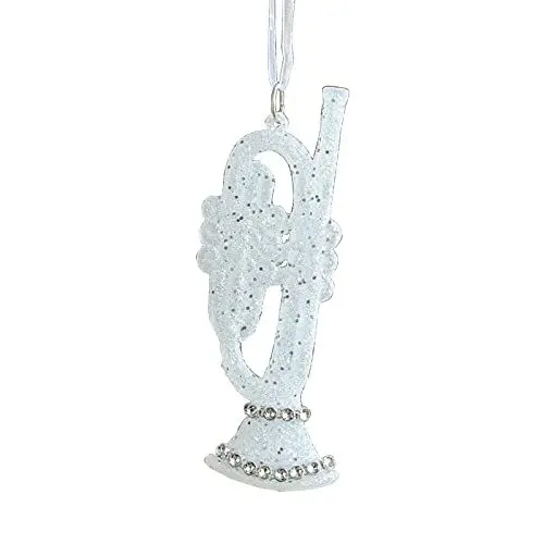 Produktbild: Weihnachtsanhänger aus Kunststoff, Musikinstrument, hängende Ornament-Anhänger für Baum, Zuhause, Tür, Fenster, Dekoration, Festival, Geschenk, Kunststoffanhänger