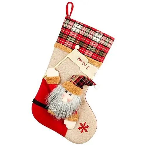 Produktbild: Weihnachtsbaum Deko Weihnachtskugel Bruchsicher Gemalt Weihnachtsbaumdekoration Set für Christbaum Adventskalender Puppenhaus Dekoration