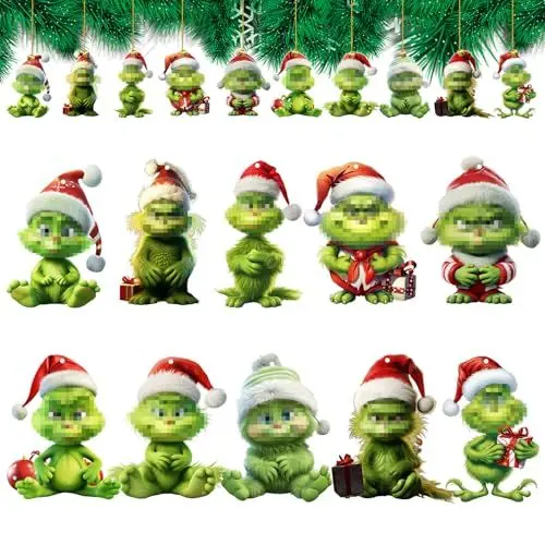 Produktbild: Weihnachtsbaum Deko, weihnachtsdeko baumschmuck, 2025 Fröhliche Lustige Puppen Ornamente für Weihnachtsbaum-Dekorationen Partydekoration