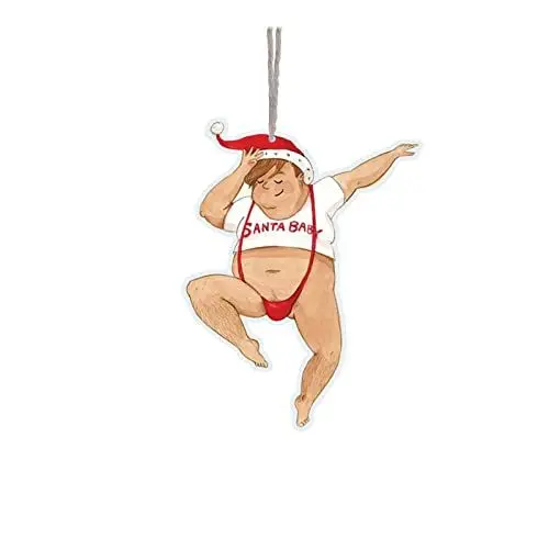 Produktbild: Weihnachtsbaum Dekoration Schneemann und Weihnachtsmann Holzdeko Anhänger Weihnachten für Weihnachtsdekoration