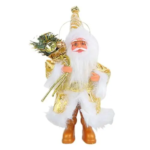 Produktbild: Weihnachtsbaumanhänger Schneemann und Weihnachtsmann Holzdeko Anhänger Weihnachten Tannenbaum hängen Ornamente Geschenk