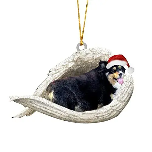 Produktbild: Weihnachtsbaumkugeln Weihnachtsbaum Deko Schneemann und Weihnachtsmann Holzdeko Anhänger Weihnachten Christbaumkugeln Bruchsicher für Weihnachtsbaum Deko
