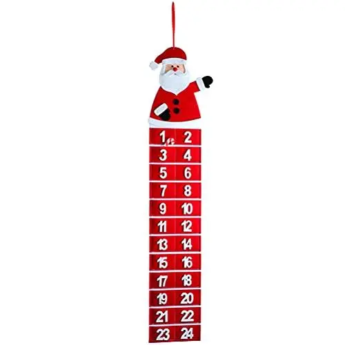 Produktbild: Weihnachts-Countdown-Kalender, Vlies-Kalenderanhänger (Mann)