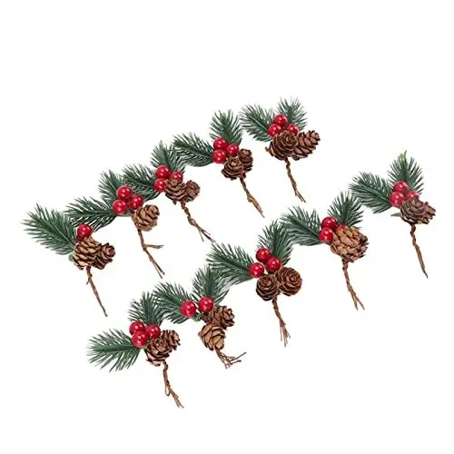 Produktbild: Weihnachtsdekorationen, Zarte und Feine Weihnachtsdekorationen, 10 Stück für das Fenster