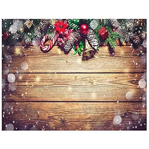 Produktbild: Weihnachtsfotografie Hintergründe Weihnachts Bodenfotografie Hintergrund für Fotoautomaten Studio Requisiten Geschenke Weihnachtsdeko Weihnachtsgeschenkdekorationen für draußen