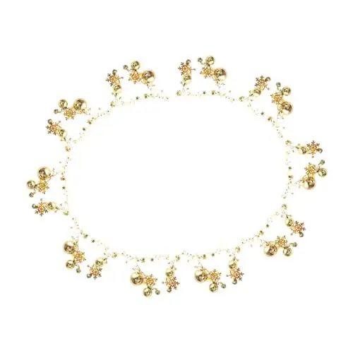 Produktbild: OFFSCH Schmücken Sie Ihren Baum Christbaumschmuck Kugeln Gold Weihnachtskugeln zum Aufhängen Metallkettenspieße Dekorative Ornamente Kugeln