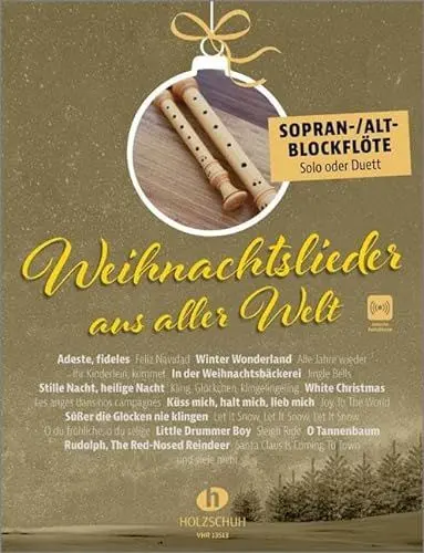 Produktbild: Weihnachtslieder aus aller Welt - Sopran-/Altblockflöte