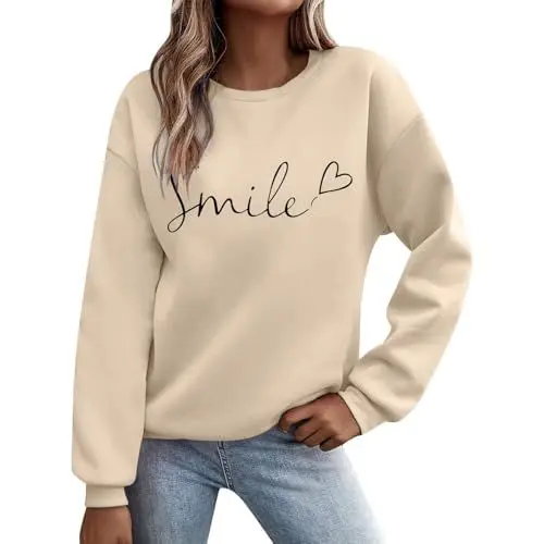 Produktbild: Familien Weihnachtspullover,Weihnachtspullover,Pullover+Olivgruen+Damen,Fleece Anzug Damen Winter,Elegante Damen Pullover,Hoodie Maedchen Oversize,Pullover Weihnachten Damen