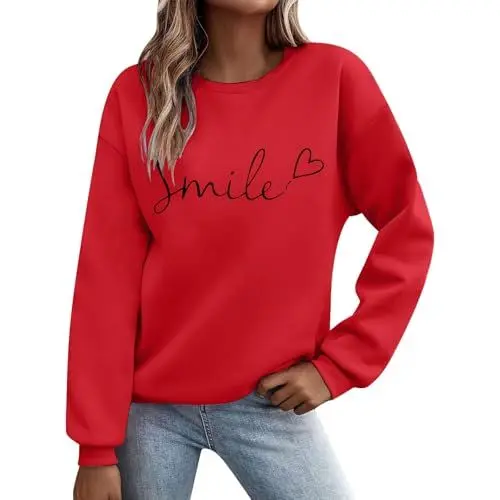 Produktbild: Weihnachtspullover Familie Set,Pullover Damen Sale,Pullover Damen Weiss,Sportliche Damen Oberteile,Sweatshirt Jacke Maedchen 146,Hoodie Jacken Fuer Frauen,Partner Pulli 2Er Set Für Paare