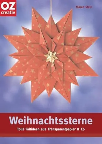 Produktbild: Weihnachtssterne. Tolle Faltideen aus Transparentpapier & Co.