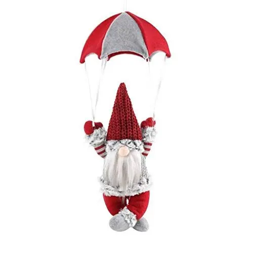 Produktbild: Weihnachtswichtel Dekor Fallschirmspringen gefüllte Wichtele auf dem Tisch Regal Desktop Fallschirm schwedisches Tomte Plüsch Gnom Geschenk Christmas Geschenke Weihnachtsdekoration für zu Hause