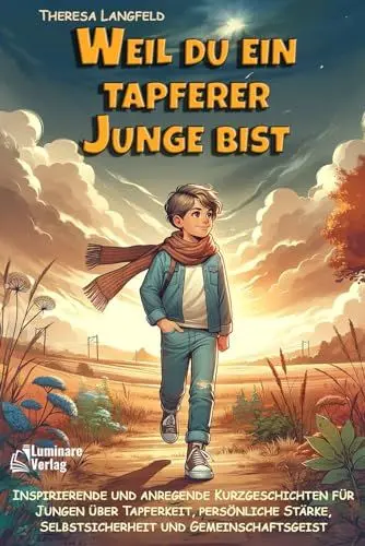 Produktbild: Weil du ein tapferer Junge bist: Inspirierende und anregende Kurzgeschichten für Jungen über Tapferkeit, persönliche Stärke, Selbstsicherheit und Gemeinschaftsgeist
