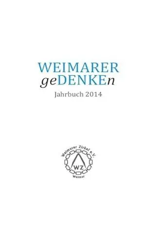 Produktbild: WEIMARER geDENKEn: Jahrbuch 2014