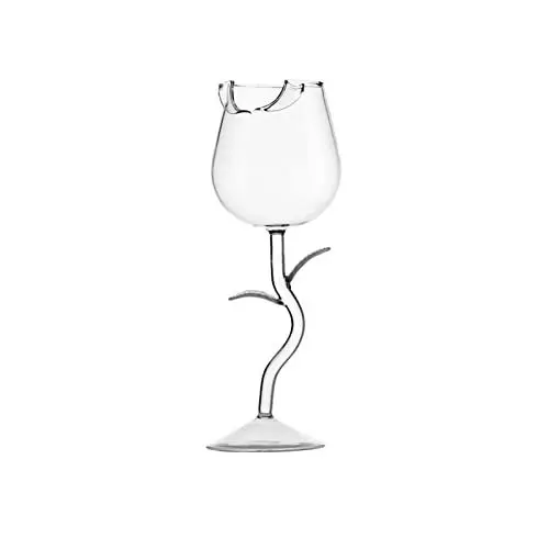 Produktbild: Weingläser, Romantische Roséweingläser, Schicker Rotweinkelch, Cocktail-Weinsaftkelch, Rotweinglas, Kristall-Rosenblumen-Weingläser für Zuhause, Party, Bar(#2)