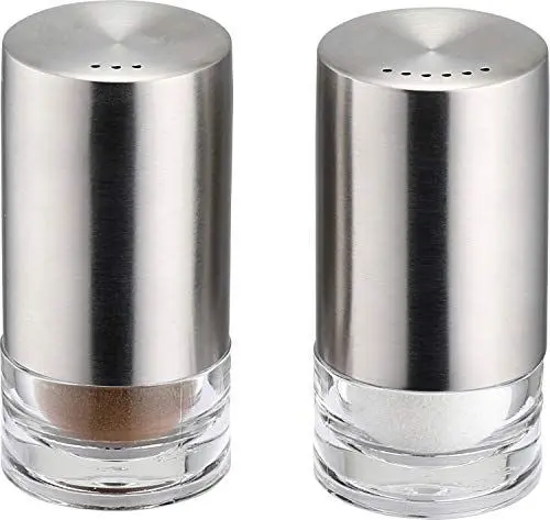 Produktbild: Weis 11233 Salz-/Pfefferstreuer, Edelstahl-Acryl, Silber