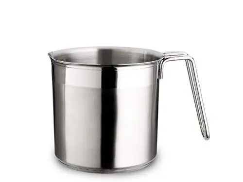 Produktbild: Weis 18455 Milchtopf mit Sandwichboden 1000 ml, Edelstahl, Silber