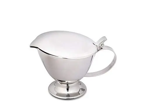 Produktbild: Weis Sauciere mit Deckel 450ml Edelstahl Silber, Maße: 17cm x 12,3cm x 12cm, 15880