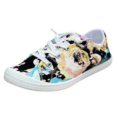 Produktbild: WeißE Sandalen Damen Balariner Schuhe Damen Damen Damenschuhe Mode Blumen Freizeitschuhe Flache Sohlen weiche Sohlen Bequeme Freizeitschuhe Schuhe Damen Gold Flip Flops Damen Weiß Sneaker (White, 40)
