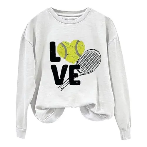 Produktbild: Weißer Pullover Angebote Weihnachtspullover Frauen Sweatshirt Langarm Damen Weihnachtspullover Kinder Mit Licht Oberteil Damen Frühling Hoody Kleid Damen Winter Women'S Sweatshirts Sale Angebote