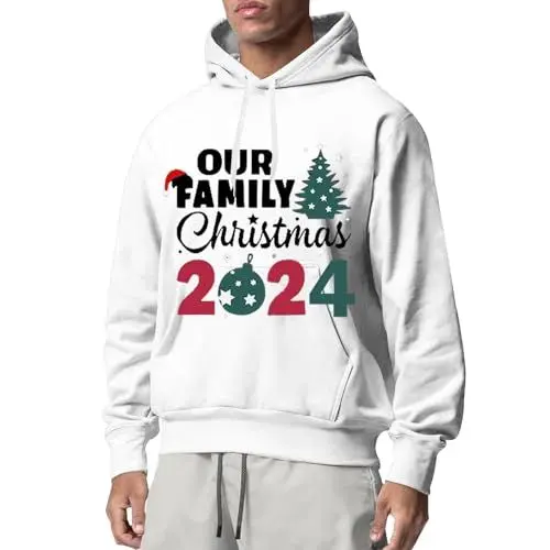 Produktbild: Weisser Sweater Herren Gym Tops Men Sweater Grau Herren Herren Blau Weihnachtspullover Jungen 134 Herren Longsleeve Weihnachtspullover Schlitten Ugly Anpassbare für Männer