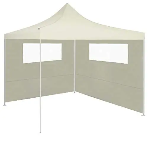 Produktbild: Weißes PE-Gartenpavillon, Festzelt, Partyzelt, 59,9 X 198,7 cm, Outdoor-Pavillon mit Seitenwand, Privatsphäre, Terrassenpavillon, Outdoor-Überdachung für Terrasse, Garten,