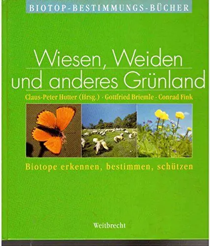 Produktbild: Weitbrecht Biotop-Bestimmungs-Bücher, Bd.1, Wiesen, Weiden und anderes Grünland
