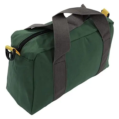 Produktbild: AUHX Weithals-Werkzeugtasche, Tragbare Werkzeugtasche, Hohe Tragfähigkeit, Wasserdicht, Großer Reißverschluss für Holzbearbeitungsschlüssel (14 Zoll)