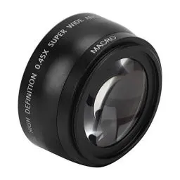 Produktbild: VBESTLIFE 55MM 0,45X Weitwinkel-Makroobjektiv, 55MM Universal-Weitwinkelobjektiv, Passend für Alle Kameraobjektive mit 55 Mm Durchmesser Camera