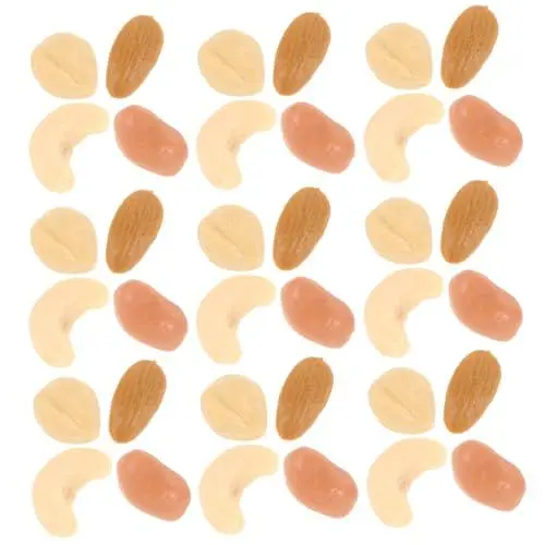 Produktbild: WEKAMOS Künstlichen Nüssen Realistische Walnüsse Erdnüsse Cashewkerne und Haselnüsse für DIY Dekoration Fotorequisiten und Hausgestaltung für Thanksgiving und Erntedankfest