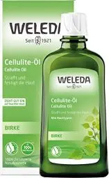 Produktbild: WELEDA Bio Birke Anti Cellulite Öl 200ml - Naturkosmetik Hautpflege Körperöl mit Jojobaöl strafft & festigt die Haut. Massageöl mit dermatologisch bestätigter Wirkung aktiviert den Hautstoffwechsel