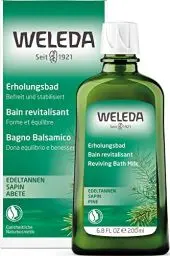 Produktbild: WELEDA Bio Edeltannen Erholungsbad, Naturkosmetik Bio Bade Essenz mit ätherischen Ölen von Fichten und Edeltannen zur Entspannung und Pflege, Badezusatz für innere Kraft (1 x 200 ml)