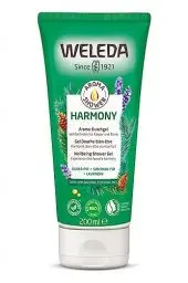 Produktbild: WELEDA Bio Harmony Duschgel vegan - Naturkosmetik Aroma Shower Duschseife für Frauen & Männer mit Tanne / Lavandin Duft, Natürliche Hautpflege Dusche zur Reinigung von Gesicht & Körper (1x 200ml)