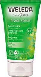 Produktbild: WELEDA Bio Pearl Body Scrub Duschgel - Naturkosmetik Birke Peeling Duschseife für Frauen & Männer mit Grapefruit / Zitrone Duft - Natürliche Körperpeeling Dusche für spürbar glatte Haut (1x 150ml)