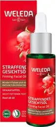 Produktbild: WELEDA Bio Straffendes Gesichtsöl - Naturkosmetik Natural Anti Aging Gesichtspflege Öl mit Granatapfelsamenöl & Arganöl. Zellerneuernde Feuchtigkeitspflege mindert Falten & strafft die Haut (1x 30ml)