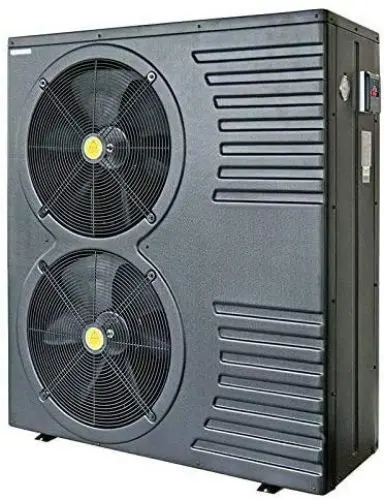 Produktbild: well2wellness Pool Wärmepumpe Mida.Black 26 On/Off - Poolheizung mit Einer Heizkapazität bis 24,6 kW Plus Winterabdeckung