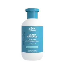 Produktbild: Wella Professionals Invigo Scalp Balance Shampoo – Anti-Schuppen Shampoo für empfindliche Kopfhaut – pflegt und beruhigt mit Allantoin – 300 ml