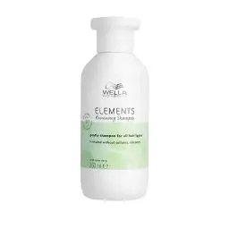 Produktbild: Wella Professionals Elements Renewing Shampoo ohne Sulfate und Silikone – beruhigende Haarpflege für empfindliche und juckende Kopfhaut – mit Aloe Vera und Vitmain E – 250 ml