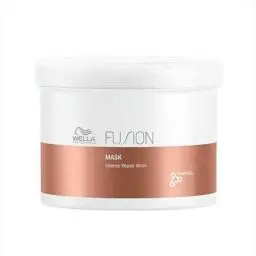 Produktbild: Wella Professionals Fusion Intense Repair Mask – tiefenreparierende Haarmaske mit Aminosäuren – intensive Haarpflege für kaputtes Haar – glättende Haarkur gegen Haarbruch – 500 ml