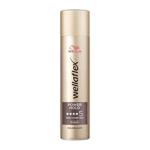 Produktbild: Wellaflex Haarlack Power Hold | Styling Spray für 48h ultra starken Halt ohne Verkleben | vegane, kopfhautschonende Formel | mit UV-Schutz | Haltegrad 5 | 75 ml