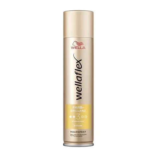 Produktbild: Wellaflex Farbbrillanz Haarspray | Bis zu 48 Std. starker Halt | Sanft zur Kopfhaut | Haltegrad 3, 250ml