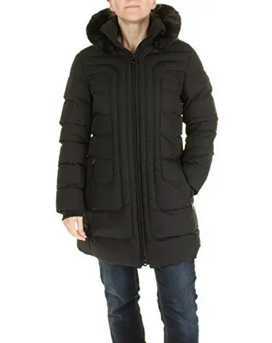 Produktbild: Wellensteyn Damen Jacke BELVITESSE Long Schwarz, Größe:XL, Farbe:Schwarz