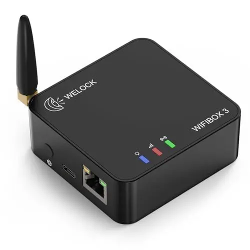 Produktbild: WELOCK Smart WIFIBOX 3, Fernentriegelung, Verbindung zu Alexa, Komfortabler und Intelligenter, Geeignet für alle WELOCK Elektronisches Türschloss