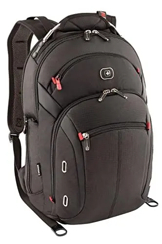Produktbild: WENGER Gigabyte Laptop-Rucksack mit Tabletfach, Notebook bis 16 Zoll, Tablet bis 10 Zoll, Organizer, 17 l, Damen Herren, Business Uni Schule Reisen, Schwarz, 600627