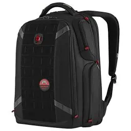 Produktbild: WENGER PlayerOne Gaming Laptop-Rucksack, Notebook bis 17 Zoll, Tablet bis 12 Zoll, Organizer, 29 l, Damen Herren, Business Uni Schule Reisen, Schwarz, 611650