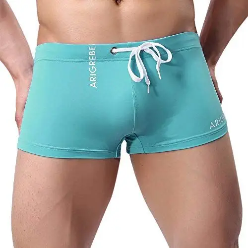 Produktbild: WENHZOU Herren Badehose Slip Eng Kurz Beach Hose Herren Kurz Sexy Schwimmen Shorts Herren Badehose Herren Schwimmen Schwimmhose Herren Kurz Badeshorts Männer Schnelltrocknend