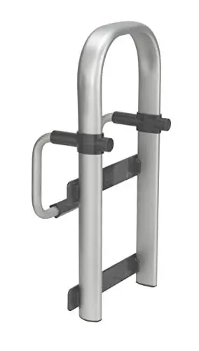 Produktbild: WENKO Badewannen-Einstiegshilfe Secura Premium - Wannengriff, verstellbar, bis 150 kg belastbar, Aluminium, 25.5 x 51 x 17.5 cm, Silber matt Gomo Einheitsgröße