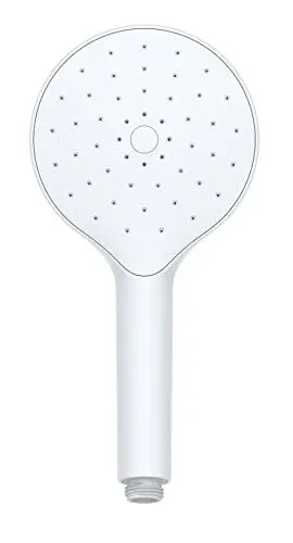 Produktbild: WENKO Duschkopf, Nie Wieder Kalk, Automatic Cleaning, Duschbrause, Antikalk mit automatischer Reinigungsfunktion, Brausekopf Rund, Weiß, Durchmesser: 12 cm