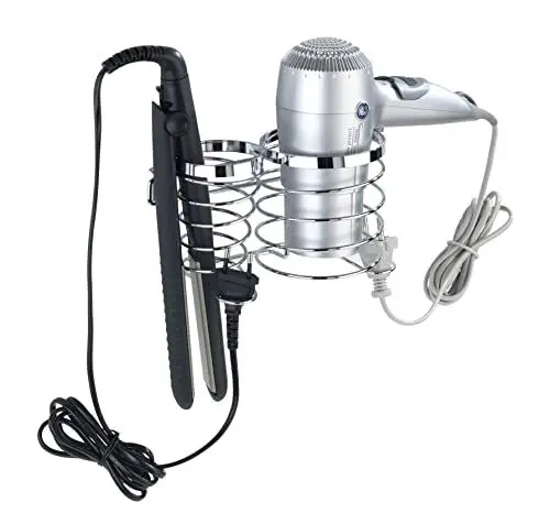 Produktbild: WENKO Haartrocknerhalter und Glätteisenhalter Premium Edelstahl