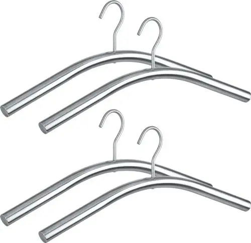 Produktbild: WENKO Kleiderbügel Dry, rostfrei, 4er Set...